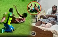 El brasileño Romario Da Silva sufre escalofriante fractura expuesta en el tobillo: Este es el parte médico