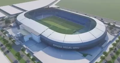 GORE de Piura reactiva obras de modernizaci�n del Estadio Miguel Grau.