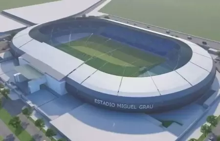 GORE de Piura reactiva obras de modernizaci�n del Estadio Miguel Grau.