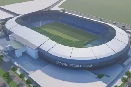 GORE de Piura reactiva obras de modernizaci�n del Estadio Miguel Grau.