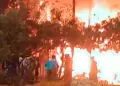 Villa El Salvador: Incendio de fuertes proporciones destruye una vivienda al sur de Lima