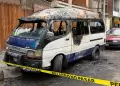 Muere chofer de combi quemada por extorsionadores en Santa Anita: sufri� quemaduras en el 80 % del cuerpo