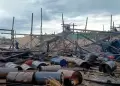 Golpe a la miner�a informal: FF. AA. destruyen 15 campamentos y material valorizado en casi S/ 2 millones en Madre de Dios