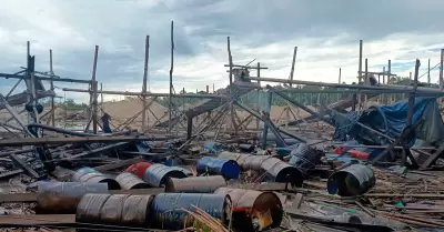 Operativo contra la miner�a ilegal en Madre de Dios.