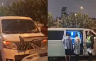 Los Olivos: extorsionadores balean miniv�n de transporte p�blico y dejan dos pasajeras heridas