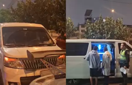 Extorsionadores balean minivan y hieren a dos pasajeras