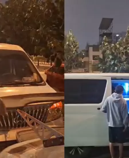 Extorsionadores balean minivan y hieren a dos pasajeras