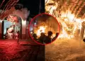 Fiesta patronal acaba en tragedia tras fuerte detonaci�n de tanque de gas que dej� m�s de 10 personas heridas