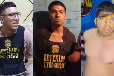 Capturan a 9 integrantes de 'Los Bembos del Puerto' por extorsi�n.