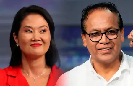 Keiko Fujimori y Roberto S�nchez a segunda vuelta