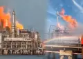 Fuerte explosi�n e incendio en planta de gas dej� varios heridos: Caso bajo investigaci�n