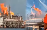 Fuerte explosi�n e incendio en planta de gas dej� varios heridos: Caso bajo investigaci�n
