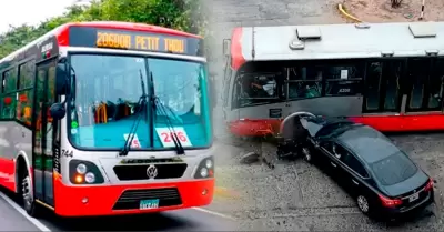 El accidente se dio en medio de La Molina.