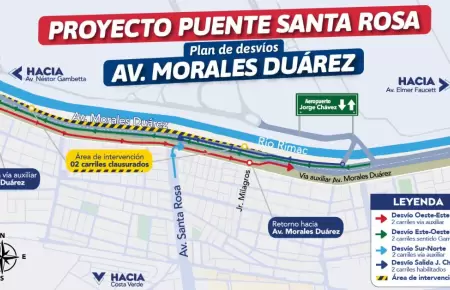 Desv�os Puente Santa Rosa: Conoce d�nde inician las obras para el acceso al nuev
