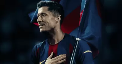 Robert Lewandowski se despidi� del FC Barcelona