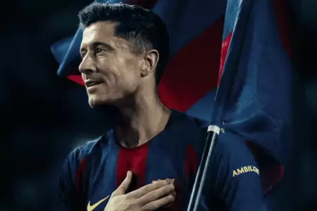 Robert Lewandowski se despidi� del FC Barcelona