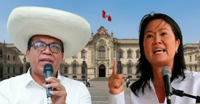 Roberto S�nchez y Keiko Fujimori
