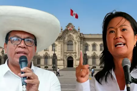 Roberto S�nchez y Keiko Fujimori