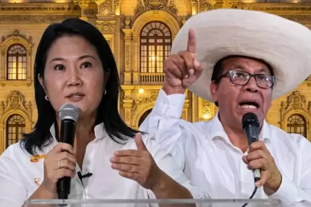 Keiko Fujimori y Roberto S�nchez