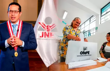 Roberto Burneo defendi� legitimidad electoral.