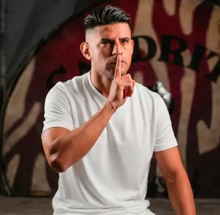 El delantero rompi� su silencio.