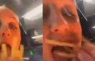 Empleada de FAMOSA cadena de restaurantes de COMIDA R�PIDA met�a alimentos en su boca antes de servirlos