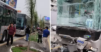 Nuevo triple choque se registr� en el Metropolitano.