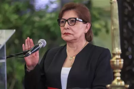 Mar�a Esther Cuadros, ministra de Educaci�n