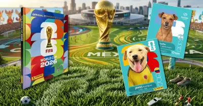 Perritos en adopci�n son presentados en figuritas del Mundial 2026