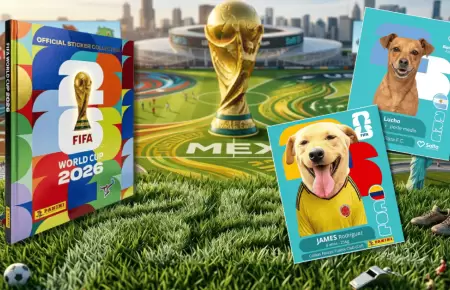 Perritos en adopci�n son presentados en figuritas del Mundial 2026