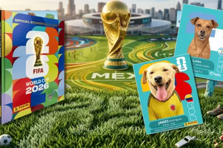 Perritos en adopci�n son presentados en figuritas del Mundial 2026