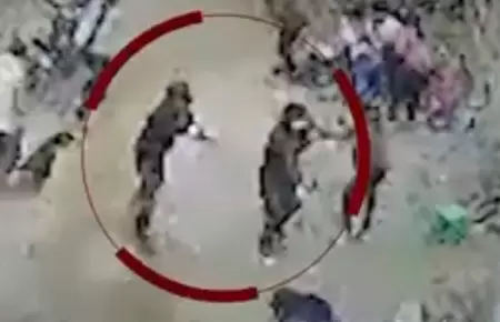 Cinco heridos graves dej� feroz balacera en Huayc�n.