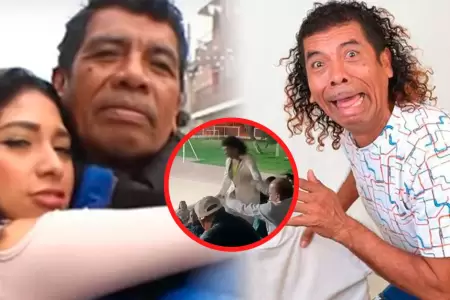 Hija de 'Cachay' se pronuncia tras agresi�n a su padre.