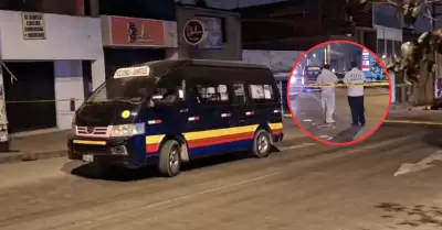 Extorsionadores asesinan chofer de combi y hieren a pasajera