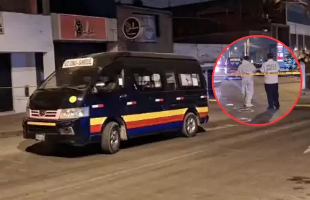 Extorsionadores asesinan chofer de combi y hieren a pasajera