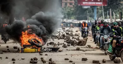 Protestas por alza de combustible deja varios heridos.