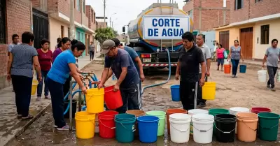 Corte de agua el 20 de mayo en Lima.
