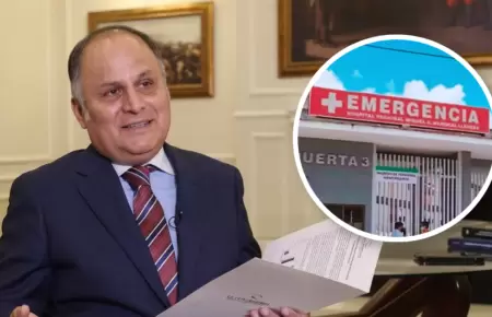 Contralor C�sar Aguilar es internado de emergencia tras sufrir descompensaci�n e