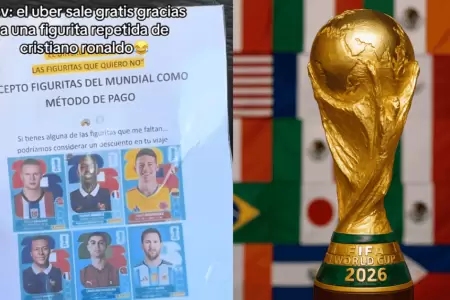 Taxista se viraliza acepta estampitas del Mundial 2026 como m�todo de pago