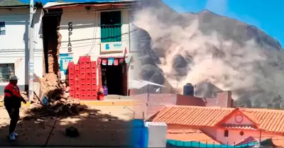 El movimiento dej� grandes da�os materiales.
