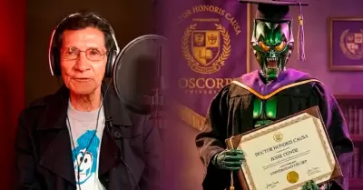 El reconocido actor fue premiado por su labor.