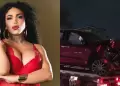Influencer Paolita Suarez sufre aparatoso accidente al chocar contra cami�n: �Cu�l es su estado de salud?