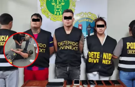 Capturan banda criminal 'Los Lobos del Per� en SMP