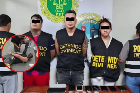 Capturan banda criminal 'Los Lobos del Per� en SMP