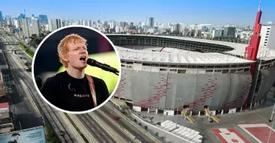 ATU anuncia desv�os por concierto de Ed Sheeran en el Estadio Nacional.