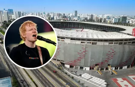 ATU anuncia desv�os por concierto de Ed Sheeran en el Estadio Nacional.
