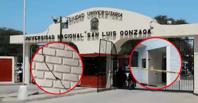 Sismo en Ica da�� infraestructura de la Universidad San Luis Gonzaga