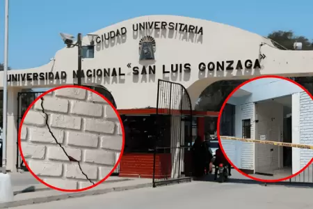 Sismo en Ica da�� infraestructura de la Universidad San Luis Gonzaga
