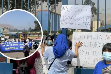 Alumnos de La Cantuta toman residencia universitaria denunciando su uso indebido