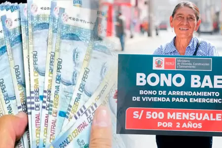 Bono BAE en cuatro regiones: Subsidio de S/500.